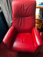 Leren standen stoel Prominent., Huis en Inrichting, Fauteuils, Ophalen of Verzenden, Zo goed als nieuw, 50 tot 75 cm
