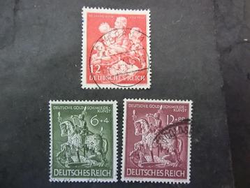 Duitse Rijk Nr. 859 + serie 860-861 Gestempeld, beschikbaar voor biedingen