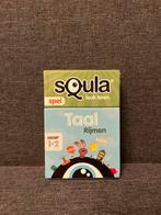 Squla Taal Rijmen - Leerzaam spel voor groep 1-2, Ophalen of Verzenden, Meer dan 50 stukjes, Gebruikt, 4 tot 6 jaar