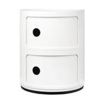Kartell Componibili Wit Nachtkastje - Design Klassieker, Ophalen, Gebruikt, 1 of 2 laden, Minder dan 25 cm