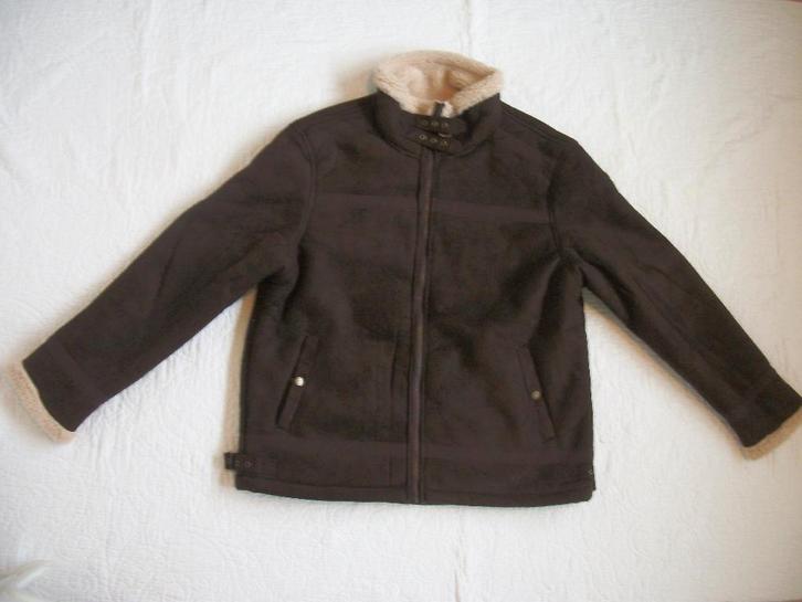 Warme WinterJas – Atlas for Men - XL - Suedelook - Nieuw, Kleding | Heren, Jassen | Winter, Nieuw, Maat 56/58 (XL), Bruin, Ophalen of Verzenden