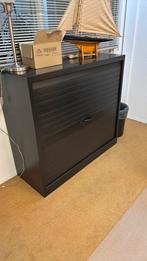 Zwart /kantoor/kast/roldeur horizontaal🎄, Huis en Inrichting, Kasten | Roldeurkasten en Archiefkasten, Ophalen, Zo goed als nieuw