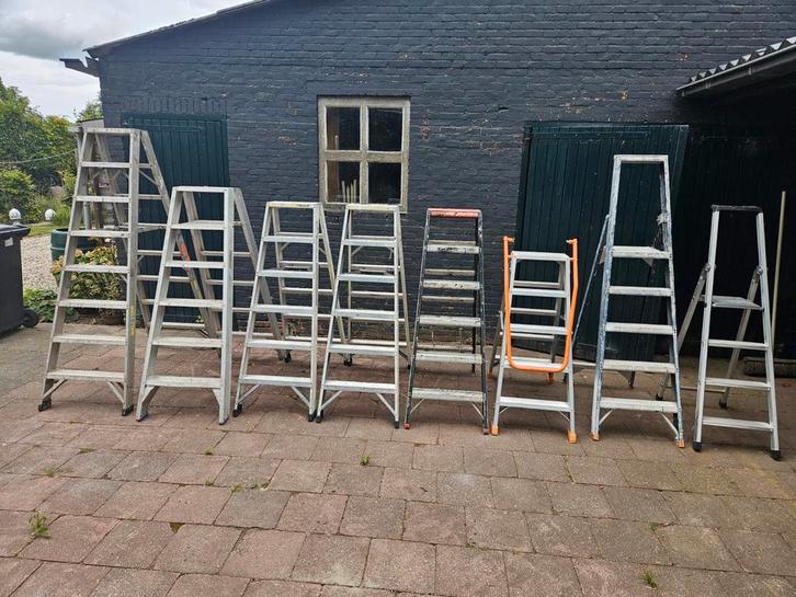 Trappen van 4-8 treden Dirks,Alga,Skyworks,ASC, Doe-het-zelf en Verbouw, Ladders en Trappen, Gebruikt, Ophalen