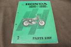 Honda CB250 G5 K5 CB360 G 1974 motorcycle parts list, Motoren, Handleidingen en Instructieboekjes, Ophalen of Verzenden, Honda