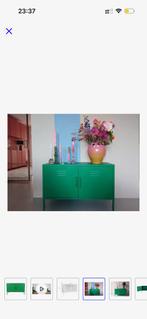 Groen kast/tv meubel (x2) - MaximaVida, Ophalen of Verzenden, Zo goed als nieuw, 25 tot 50 cm, Minder dan 100 cm