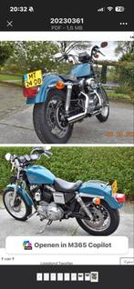 Harley Davidson Sportster 1200 - 1994, Motoren, 2 cilinders, Chopper, Particulier, 1200 cc