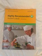 Highly Recommended 2 - English for the hotel and catering in, Boeken, Nieuw, Fictie, Ophalen of Verzenden