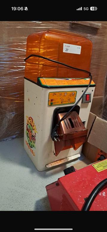 Babycorn vintage popcornmachine beschikbaar voor biedingen