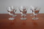 Nuutajärvi, Finland: 6 Astor cocktailglazen Saara Hopea 1954, Verzamelen, Glas en Borrelglaasjes, Ophalen of Verzenden, Zo goed als nieuw
