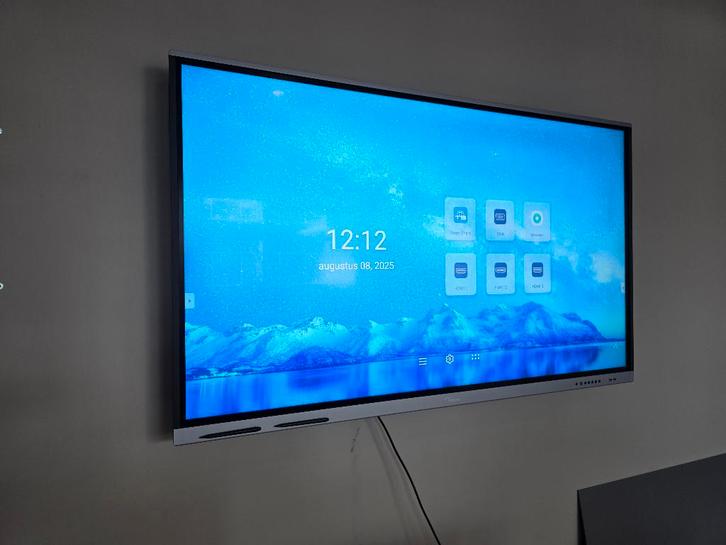 Optoma 5751RK 75 inch interactief touch display, Computers en Software, Monitoren, Gebruikt, 60 Hz of minder, DVI, HDMI, VGA, Touchscreen