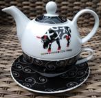 Cow Parade "Tea for One" Hugs&Smooches setje, Ophalen of Verzenden, Zo goed als nieuw, Dier