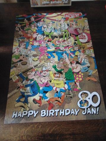 Jan van Haasteren Puzzel Happy Birthday Jan 80 1000 st. beschikbaar voor biedingen