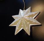 Klassieke Vintage Metalen Witte Kerstster / 30 cm, Ophalen of Verzenden