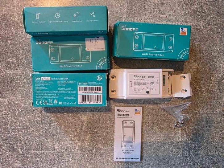 Sonoff BASICR2 Wi-Fi Smart Switch - Nieuw, Hobby en Vrije tijd, Elektronica-componenten, Nieuw, Ophalen of Verzenden