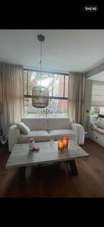 Witte bank - 3 jaar oud, Ophalen, Gebruikt, Tweepersoons, Rechte bank