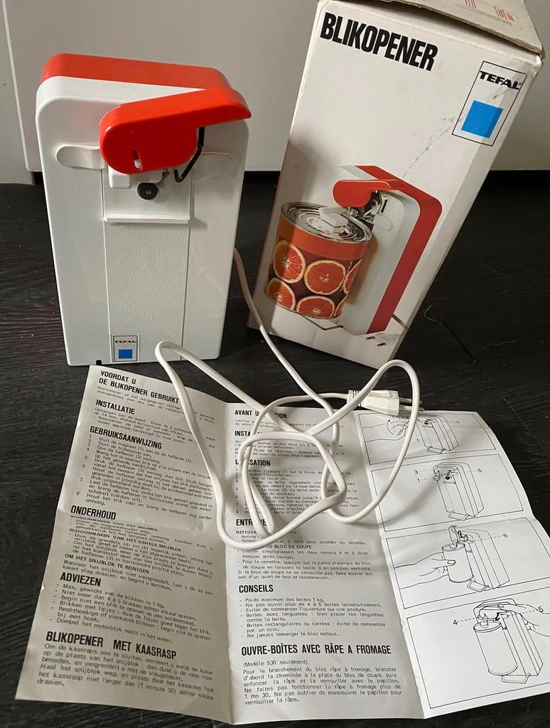 Tefal Elektrische Blikopener, Ophalen of Verzenden, Huis en Inrichting