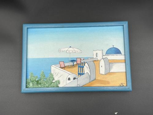 Origineel schilderij van Christian Beyschlag – Griekenland –, Antiek en Kunst, Kunst | Schilderijen | Klassiek, Ophalen of Verzenden