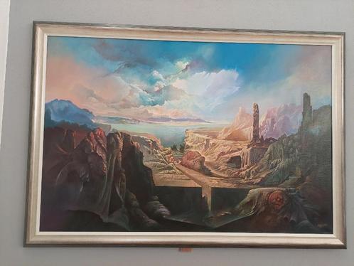 Victor Lindford (groot formaat), Antiek en Kunst, Kunst | Schilderijen | Abstract, Ophalen