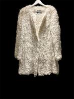 Mongolian Lamb Bont Jas - Yves Salomon, Ophalen of Verzenden, Zo goed als nieuw, Maat 36 (S), Wit