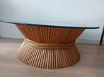 Prachtige retro vintage tafeltje salontafel bamboe, Ophalen, Huis en Inrichting