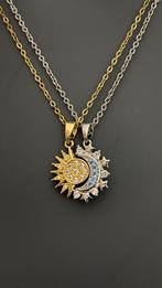 Ketting zon maan magnetisch samen één. Yin Yang, vriendschap, Overige materialen, ., Nieuw, Ophalen of Verzenden