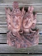 Balinees echtpaarbeeld houtsnijwerk, Ophalen of Verzenden