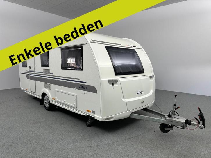 Adria Altea 472 LU Enkele bedden Mover INCL.STALLING, Caravans en Kamperen, Caravans, Bedrijf, tot en met 3, Overige, Adria, 4 tot 5 meter