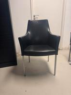 Eetkamerstoelen gratis, Ophalen, Kunststof, Gebruikt, Zwart