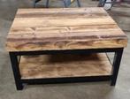 Salontafel oud hout, Huis en Inrichting, Tafels | Salontafels, Ophalen, 50 tot 100 cm, 50 tot 100 cm, Minder dan 50 cm