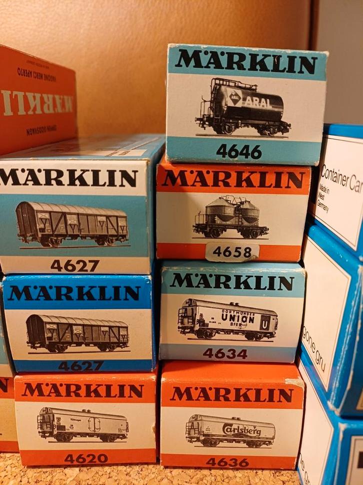 Märklin wagons - zie advertentie, Hobby en Vrije tijd, Modeltreinen | H0, Zo goed als nieuw, Wagon, Wisselstroom, Märklin, Ophalen of Verzenden