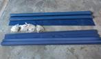 rolgordijnen, Ophalen, Strak modern, 100 tot 150 cm, Blauw
