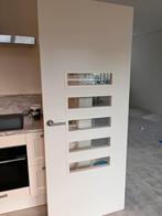 Mat / zijdewitte deur 201,5 x 81,5, Doe-het-zelf en Verbouw, Deuren en Horren, Ophalen of Verzenden, Zo goed als nieuw, Binnendeur