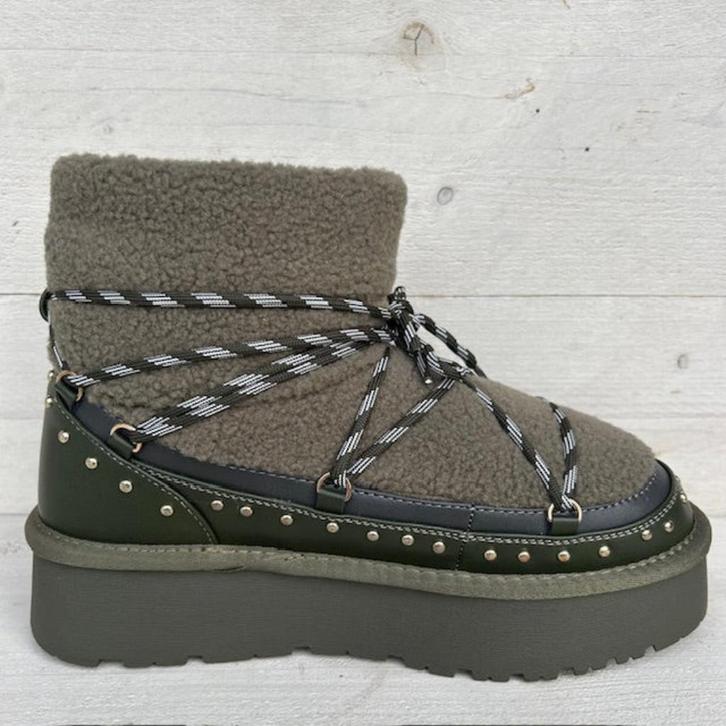 nieuwe  moderne snowboots maat 40, Kleding | Dames, Schoenen, Nieuw, Snowboots, Groen, Verzenden