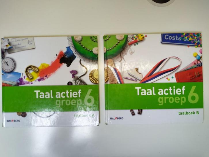 Taal Actief -Groep 6-Taalboek 6A, 6B-twee boeken voor €7,50, Boeken, Schoolboeken, Zo goed als nieuw, Nederlands, Overige niveaus
