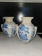 2 PTMD kruiken met Chinese print, Huis en Inrichting, Woonaccessoires | Vazen, Ophalen, Overige kleuren, Aardewerk of Porselein