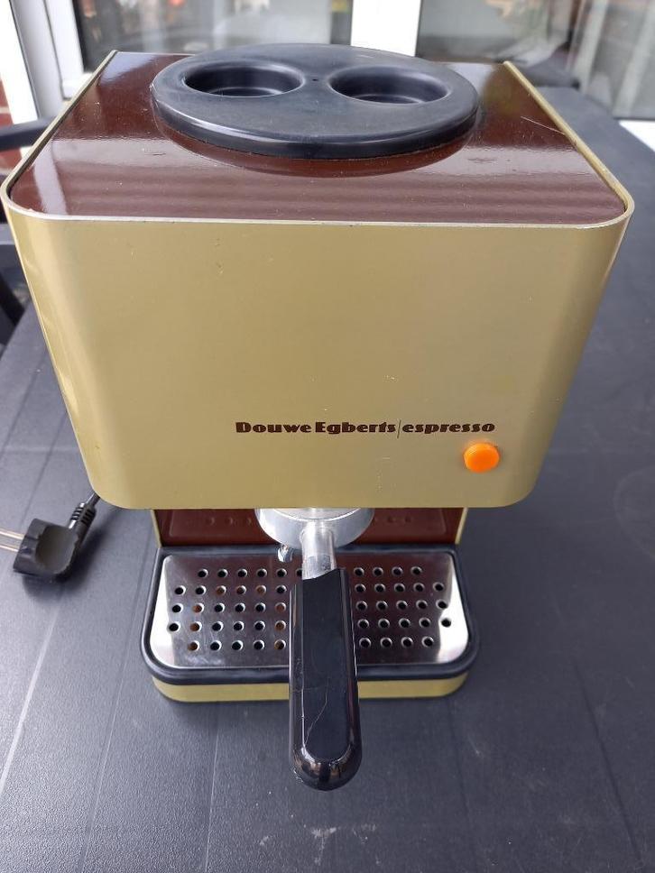 Retro Espresso Apparaat Douwe Egberts, Witgoed en Apparatuur, Koffiezetapparaten, Gebruikt, Espresso apparaat, Ophalen of Verzenden
