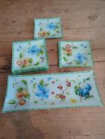 Glazen cakeschaal cake schaal met bordjes Janneke Brinkman, Ophalen of Verzenden, Bord(en), Overige stijlen, Glas