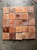 Oude terracotta plavuizen / estriken 3,1 - 3,8 m2, Doe-het-zelf en Verbouw, Ophalen, Gebruikt, Steen of Klei, Minder dan 50 cm