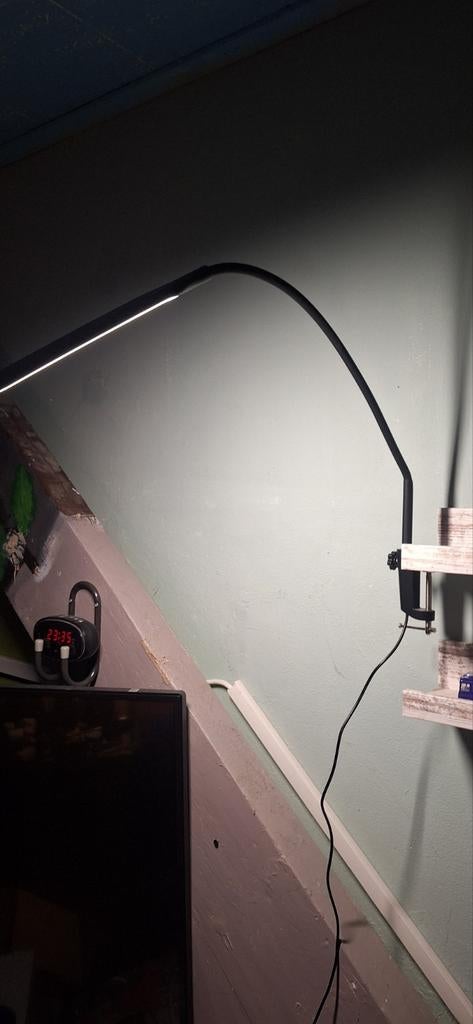 Leeslamp dimbaar, Overige materialen, 50 tot 75 cm, Ophalen of Verzenden, Zo goed als nieuw