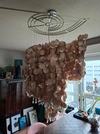 Grote Capiz Schelpen Kroonluchter met Kristal, Huis en Inrichting, Lampen | Hanglampen, Ophalen, Ibiza glamour, Hollywood Regency