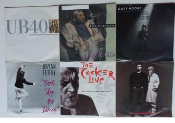 6 vinyl singles/45 toeren beschikbaar voor biedingen