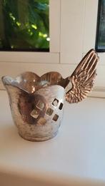 EPNS gevleugelde theeglas houder Art Deco, Ophalen of Verzenden