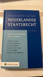 Beginselen van het Nederlandse Staatsrecht. 19e druk, Ophalen of Verzenden, Zo goed als nieuw, Alpha, WO