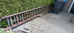 houten ladder 8mtr., Doe-het-zelf en Verbouw, Ladders en Trappen, Ophalen, Gebruikt, Opvouwbaar of Inschuifbaar, 4 meter of meer