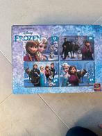 Disney Frozen puzzel 4 in 1, Ophalen of Verzenden, Zo goed als nieuw