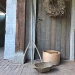 Oude brocante houten hooivork riek 158cm *Etage3*, Ophalen, Gebruikt, ., .