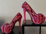 Naaldhakken stilleto's gala roze pumps creatief kraaltjes, Pumps, Nieuw, Ophalen of Verzenden, Roze