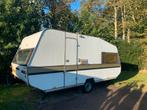 Solifer artic 50T vintage caravan inclusief voortent, Caravans en Kamperen, Caravans, Stapelbed, Ringverwarming, Solifer, Treinzit