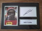 Niki Lauda gesigneerde display formule 1 met certificaat!, Ophalen of Verzenden, Nieuw, Formule 1