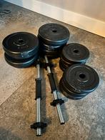 Dumbell set met meerdere gewichten, Sport en Fitness, Fitnessmaterialen, Ophalen, Gebruikt, Dumbbell